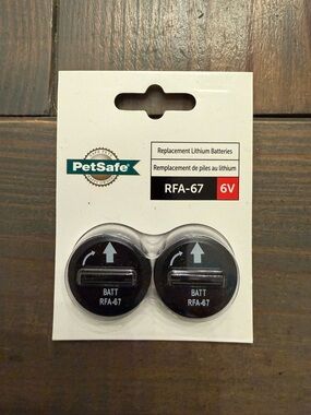 Brand New Petsafe RFA-67D-11 RFA-67 6 Volt Battery Module 2 Pack Factory Sealed